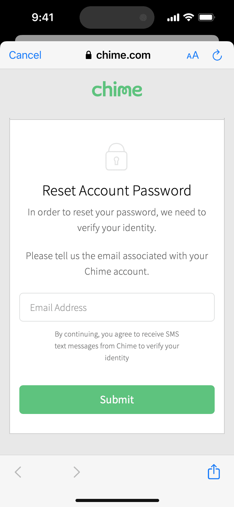 Password Reset image preview