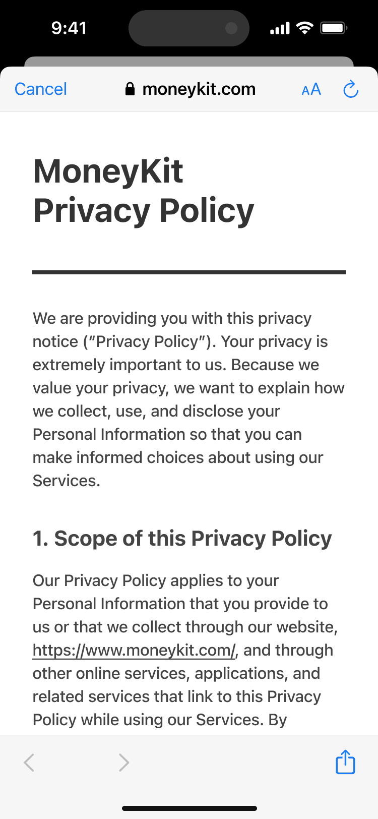 Privacy Policy image preview