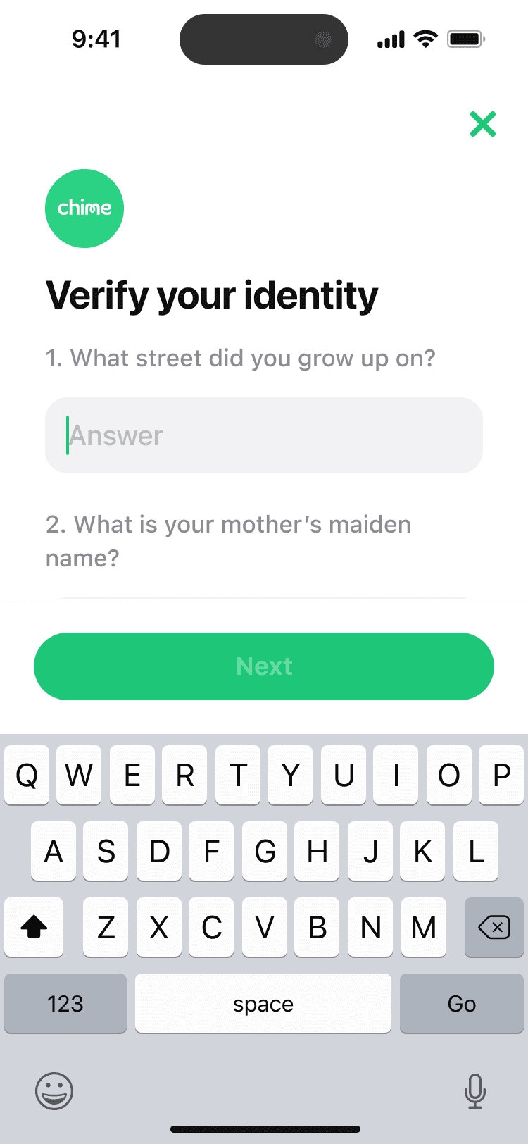 Security Question image preview